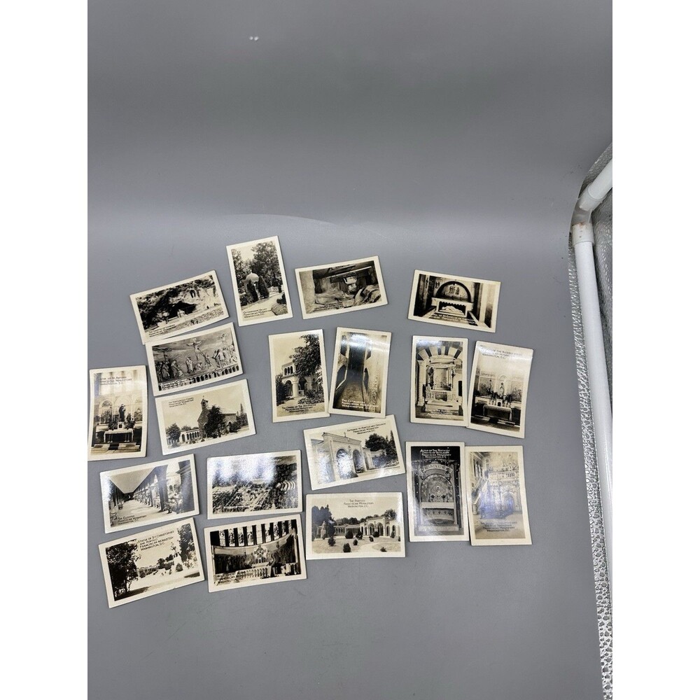 Washington DC Franciscan Monastery Chapel Vintage Photo Set 1.75 X 2.75 1940’s